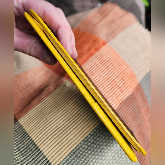 Authentic Louis Vuitton Monogram Folio Iphone 7+ Case Yellow M63405 LV K6580 - Picture 15 of 15